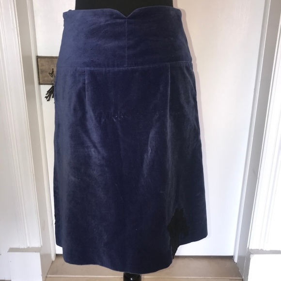 Vintage Velour Aline Skirt - Picture 5 of 6
